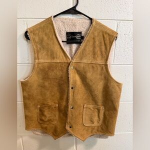 Vintage 1970’s Sears Tan Suede Vest